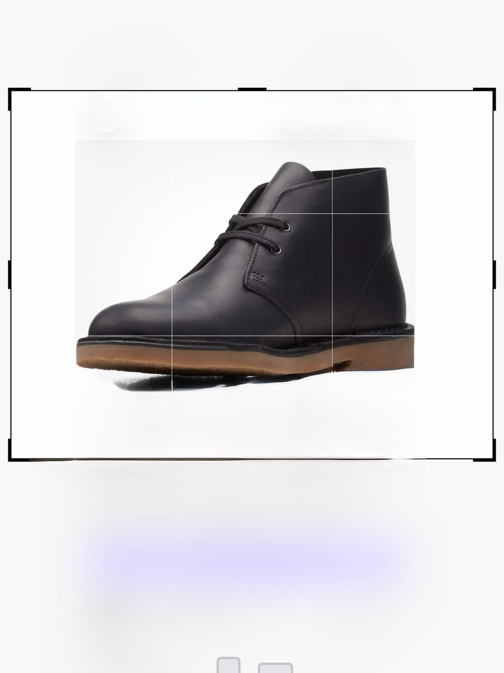 NIB Clarks Collection Bushacre 3 Black Leather